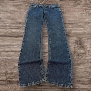 Y2K Grunge Low Rise Slim Fit Flared Jeans 28x30